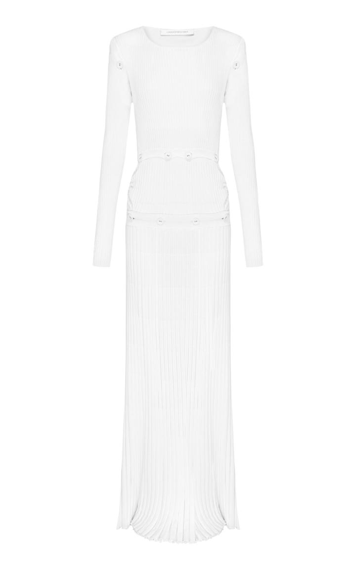 Moda Operandi Christopher Esber Deconstructed Long Sleeve Knit Dress