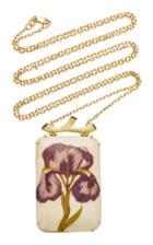 Silvia Furmanovich Marquetry Purple Flower Necklace