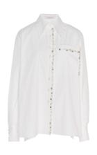 Carolina Herrera Long Sleeve Cotton-blend Shirt