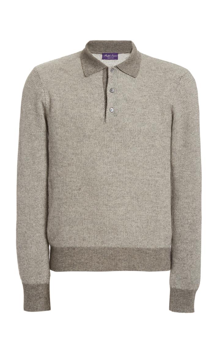 Ralph Lauren Purple Label Cashmere Polo Shirt