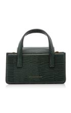 Marge Sherwood Mini Square Lizard-effect Leather Top-handle Bag