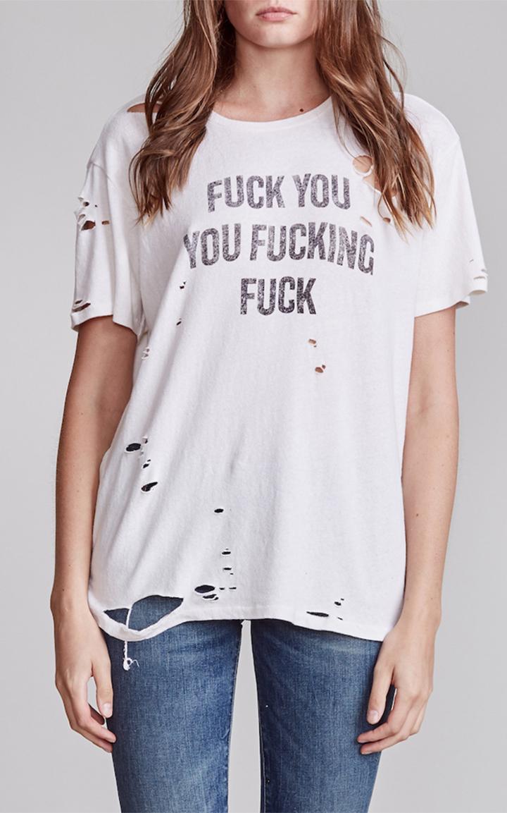 Moda Operandi R13 Oversized Ripped Cotton-blend T-shirt