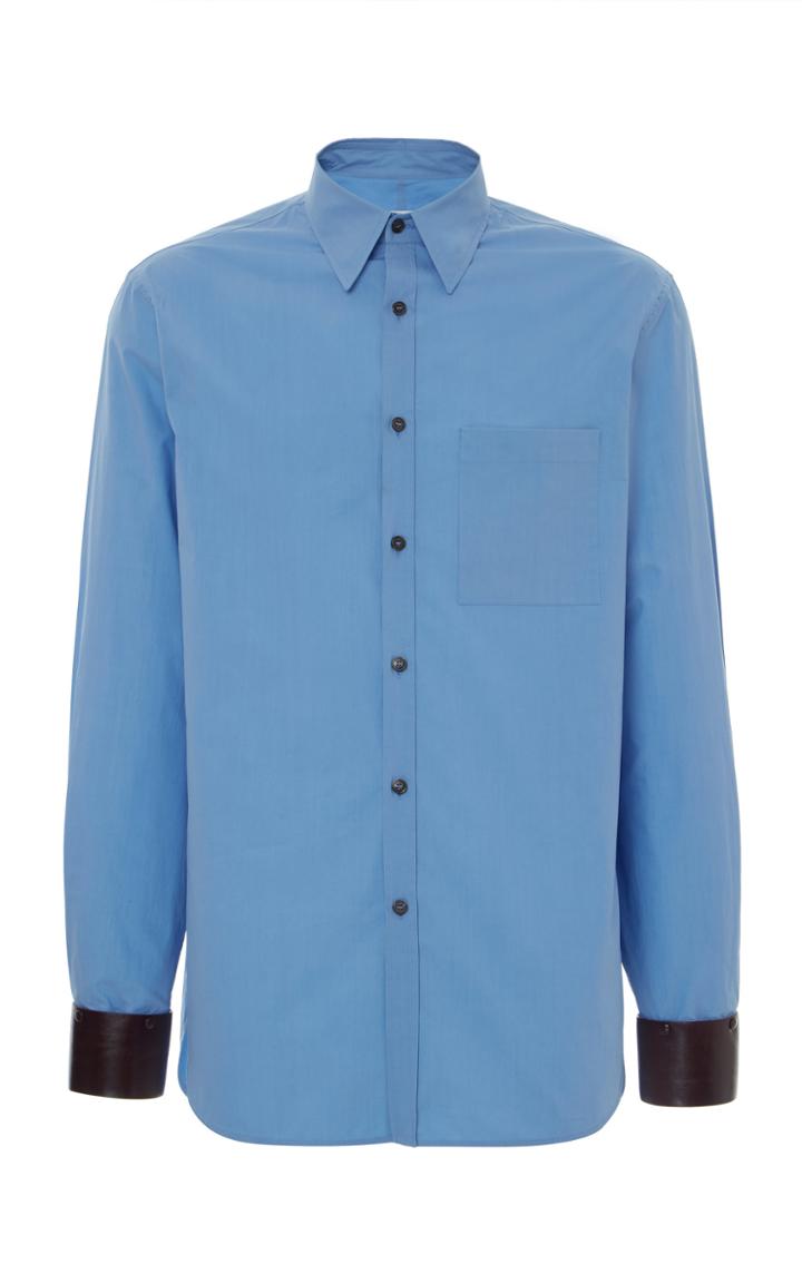 Salvatore Ferragamo Contrast Cuff Sport Shirt