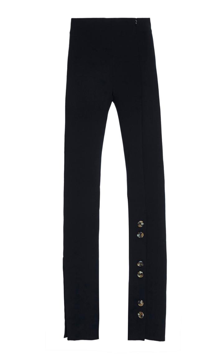 A.w.a.k.e. Mode Buttoned Slit Stretch-jersey Trousers