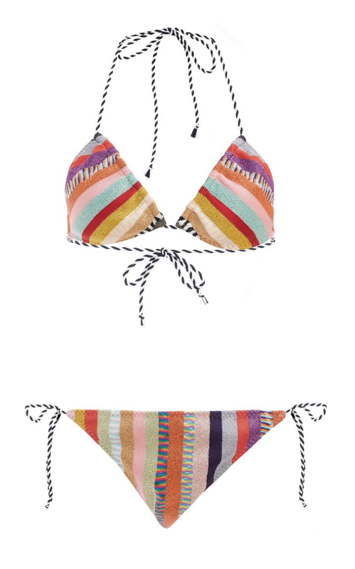 Missoni Mare Striped Classic Lurex String Bikini