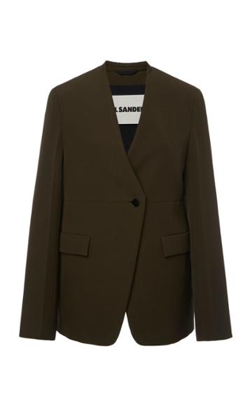 Moda Operandi Jil Sander Malcom Wool Jacket Size: 32