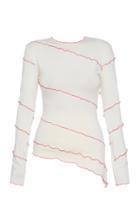 Moda Operandi Matriel Exposed Contrast Seam Cotton Top