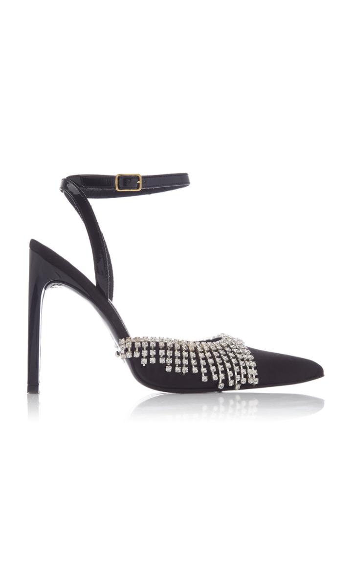 Moda Operandi Area Draped Chandelier High Heels Size: 35