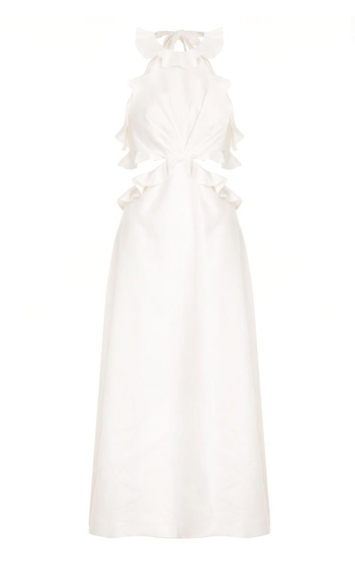 Moda Operandi Zimmermann The Lovestruck Sleeveless Tie-back Midi Dress