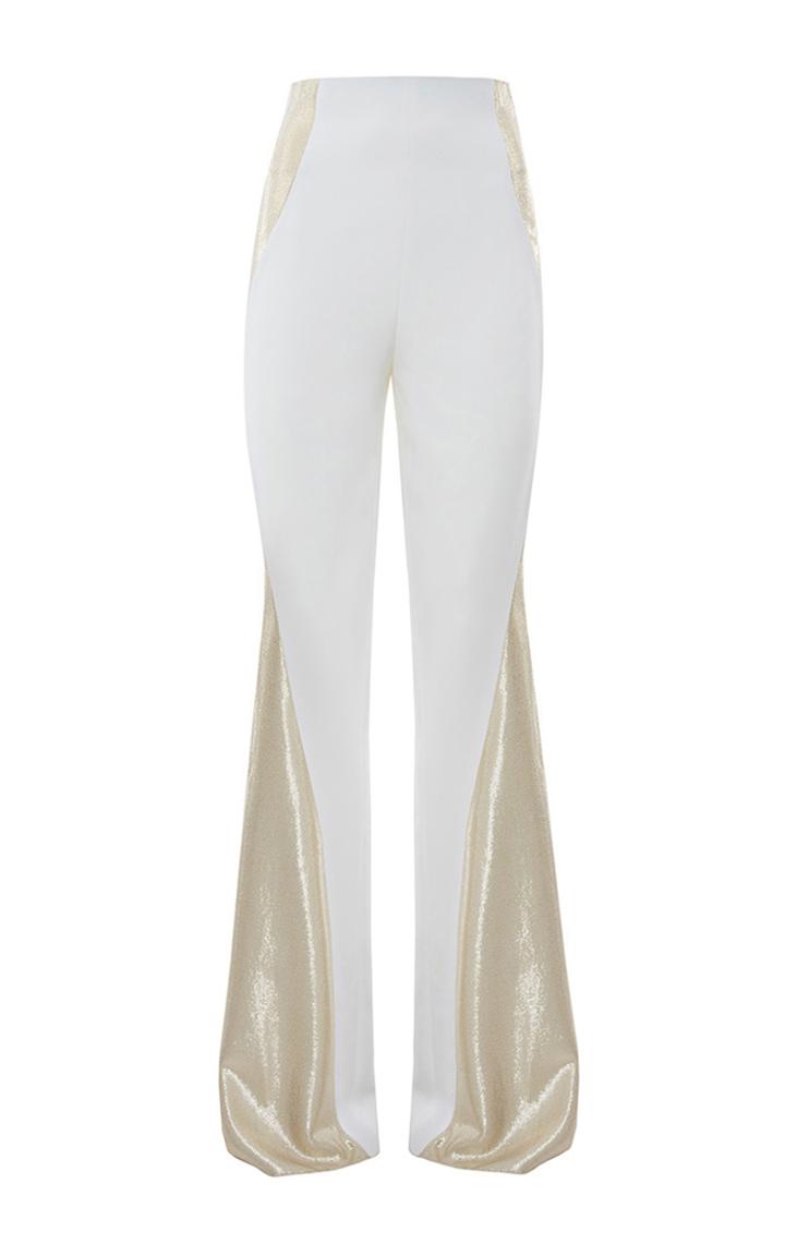 Genny Metallic Flared Trousers