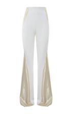 Genny Metallic Flared Trousers