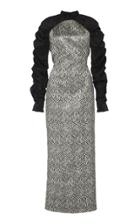 Eleanor Balfour Lulu Ruched Jacquard Midi Dress