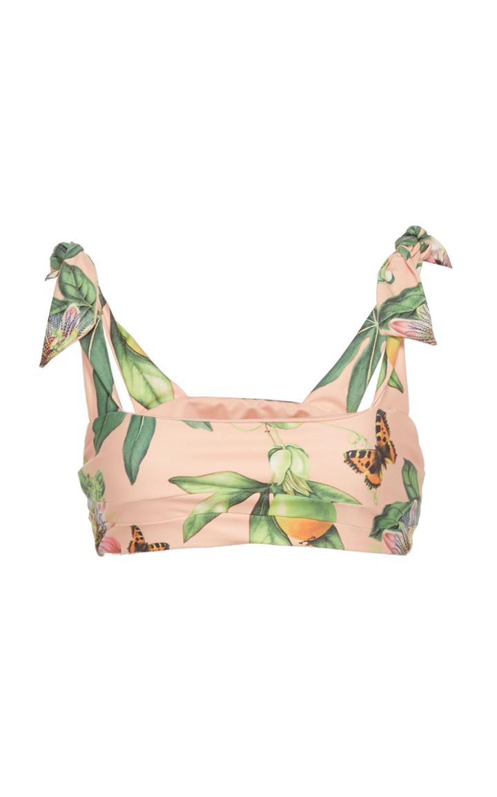 Agua By Agua Bendita Lena Tied Shoulder Top