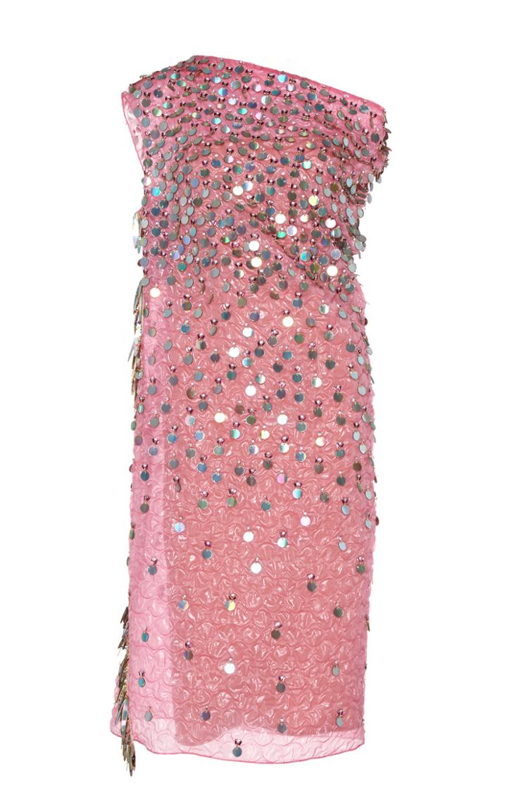 Marni Off The Shoulder Sequin Dress