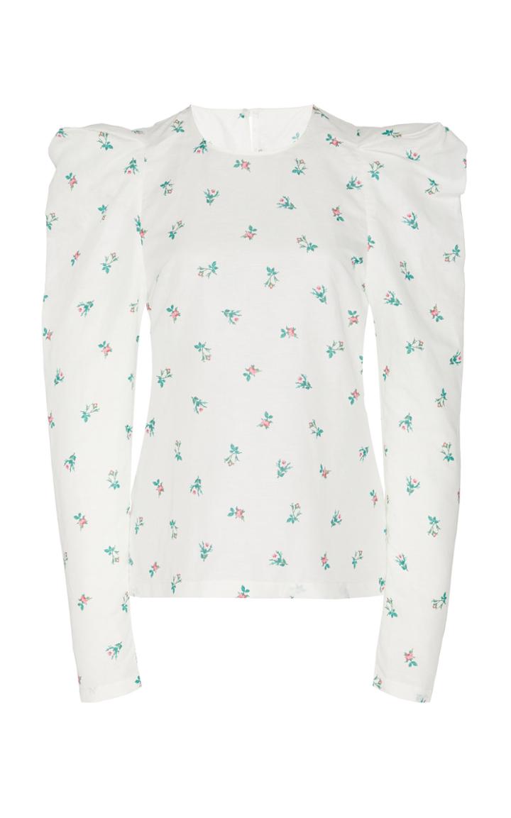 Philosophy Di Lorenzo Serafini Floral-patterned Voile Blouse
