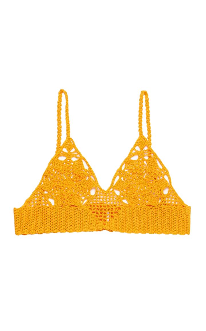 Moda Operandi Acne Studios Crochet-knit Cropped Top