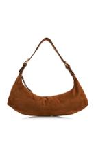 By Far Mara Suede Shoulder Bag