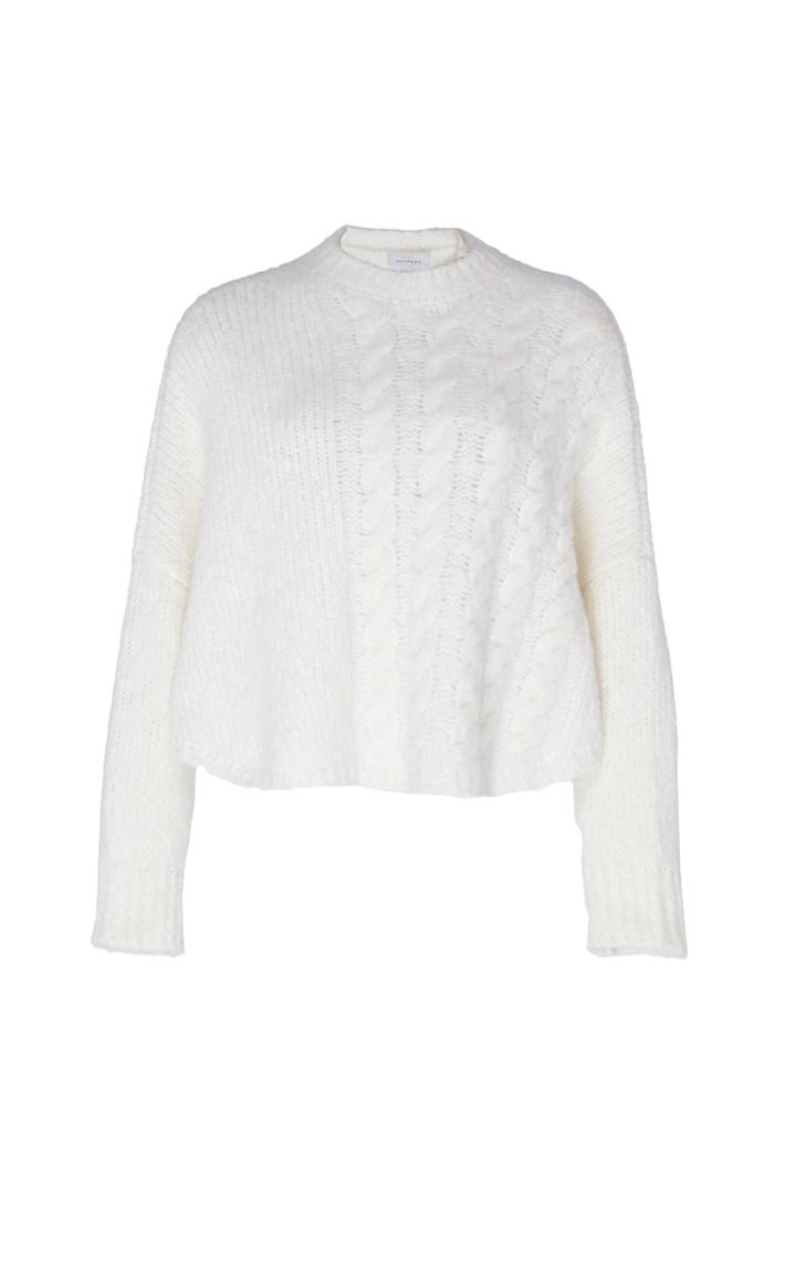 Delpozo Braided Merino Wool Sweater