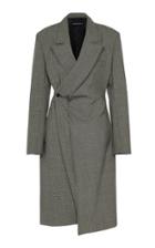 Y/project Draped Houndstooth Wool Coat