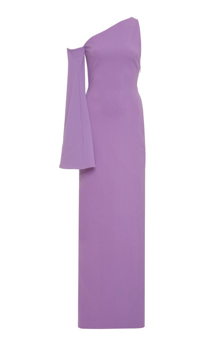 Solace London Siara Cold-shoulder Maxi Dress