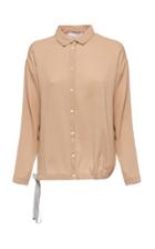 Fabiana Filippi Drawstring Button Down Blouse