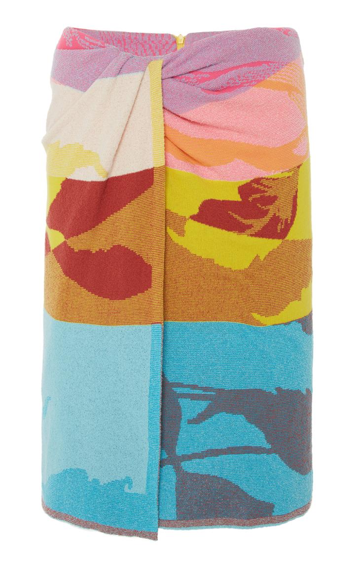 Moda Operandi Peter Pilotto Jaquard-knit Wrapped Skirt Size: Xs