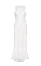 Jonathan Simkhai Mesh Contoured Trumpet Dress