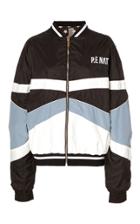 P.e Nation Dominion Contrast Stripe Bomber