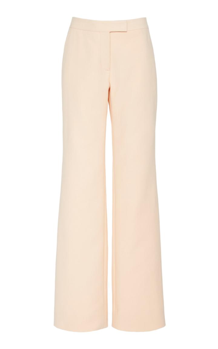 Moda Operandi Marina Moscone Flared Cotton-blend Pants Size: 0