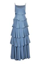 Lilly Sarti Ruffle Crepe Dress
