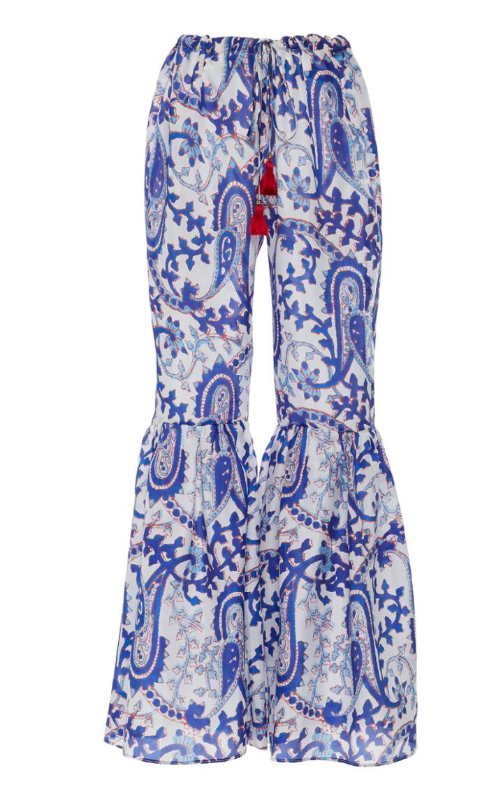 Figue Brielle Printed Silk Pants