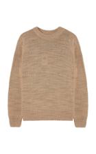 Universal Works Loose Crewneck Cotton-linen Sweater