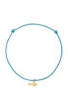Marie-hlne De Taillac 22k Gold And Diamond Fish Charm Bracelet