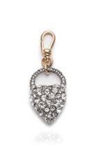 Lulu Frost Antique Silver And Crystal Lock Charm