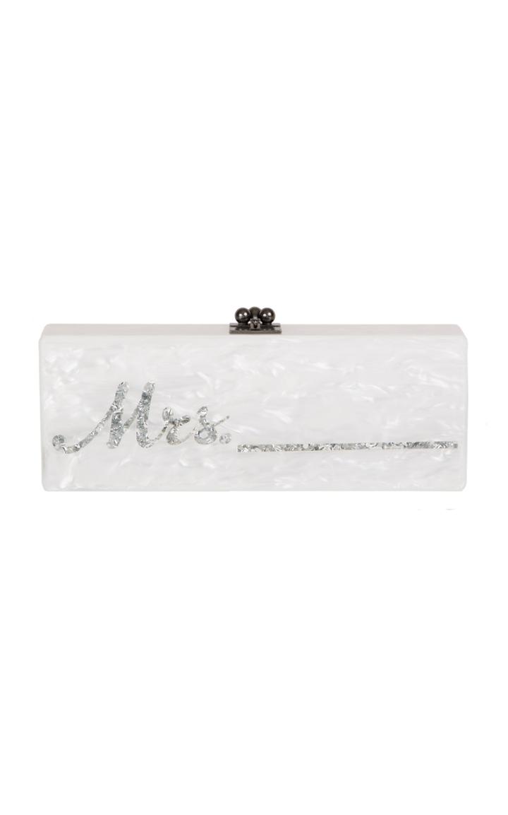 Edie Parker Flavia Bespoke Mrs. Clutch