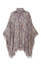 The Elder Statesman Fringe Cashmere Poncho
