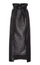 A.w.a.k.e. Belted Faux Leather Skirt