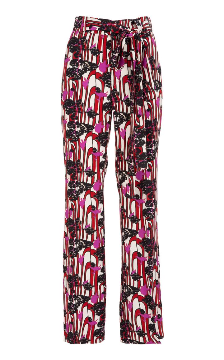 La Doublej High-rise Wide-leg Slit Pants