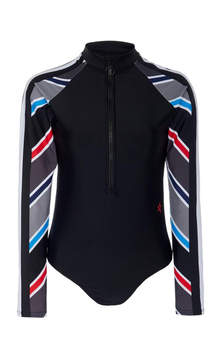 Perfect Moment Spring Chevron One Piece Swimsuit