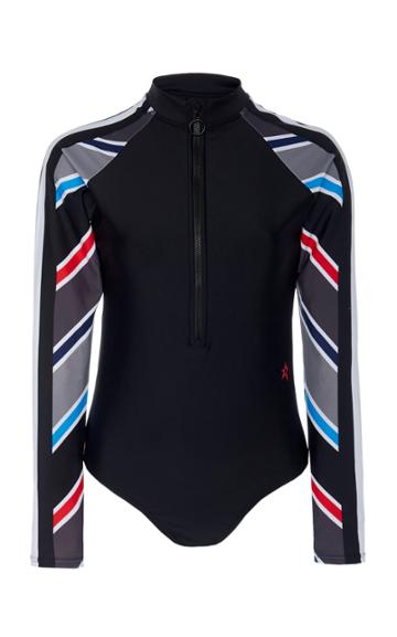 Perfect Moment Spring Chevron One Piece Swimsuit