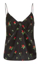 Bernadette Antwerp June Floral-print Silk Blend-satin Camisole