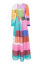 Mary Katrantzou Rosalba Color Block Sequin Dress