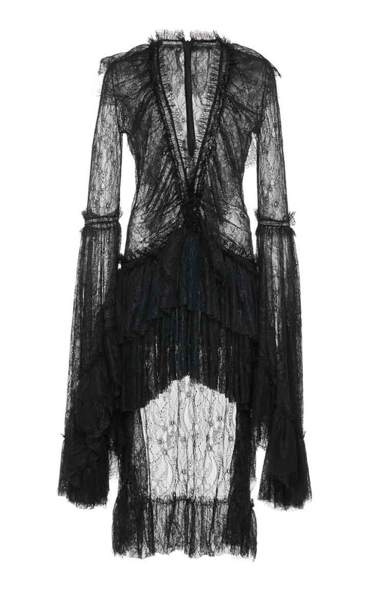 Amen Couture Tiered Lace Dress