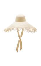 Sensi Studio Frayed Straw Hat