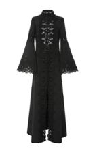 Elie Saab Bell Sleeves Long Coat