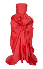 Martin Grant Strapless Silk Dress