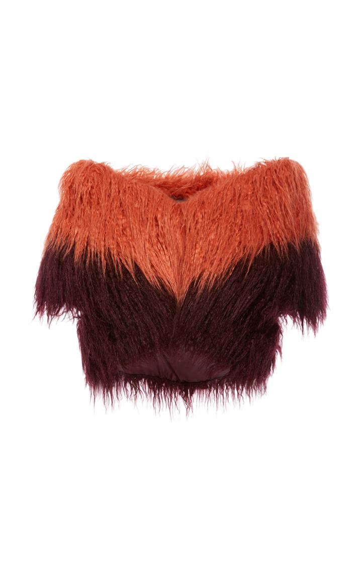 Anna Sui Mongolian Faux Fur Vest