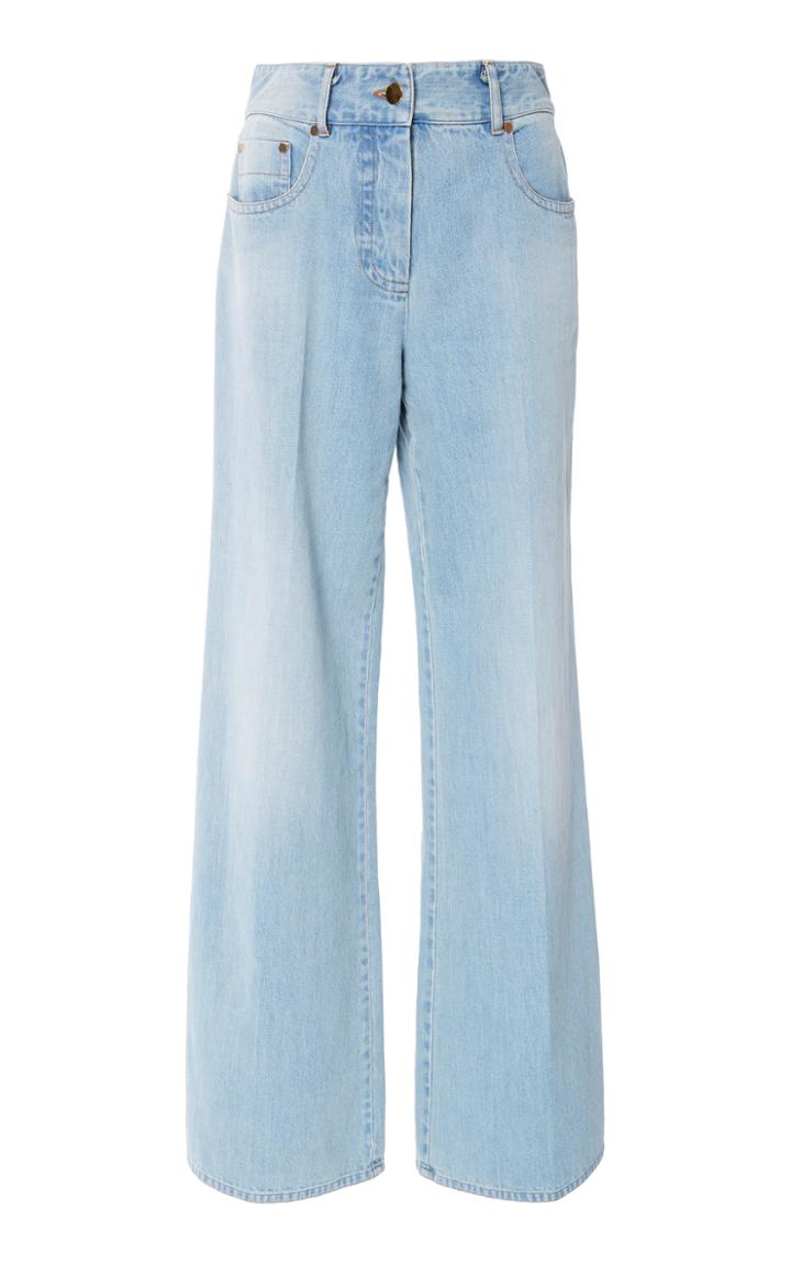 Michael Kors Collection Mid-rise Wide-leg Jeans