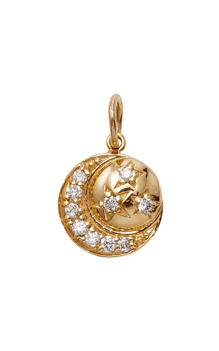 Emily & Ashley Diamond Moon And Star Charm