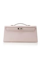 Herms Vintage By Heritage Auctions Herms Rose Dragee Swift Leather Kelly Longue Clutch